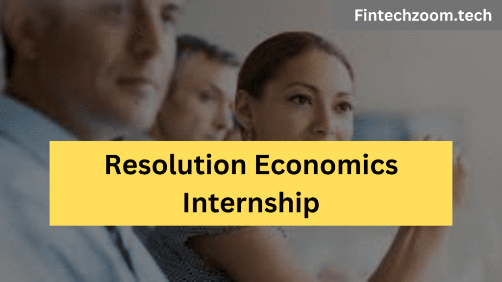 Resolution Economics Internship